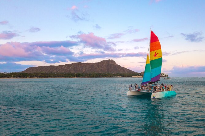 Board from Waikiki Beach for a scenic Sunset Sail on the Hāwea - Timing and meeting point: where to start your night