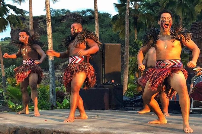 Chief's Luau Admission - The luau feast: pineapple glazed chicken, kalua pork, and your best strategy