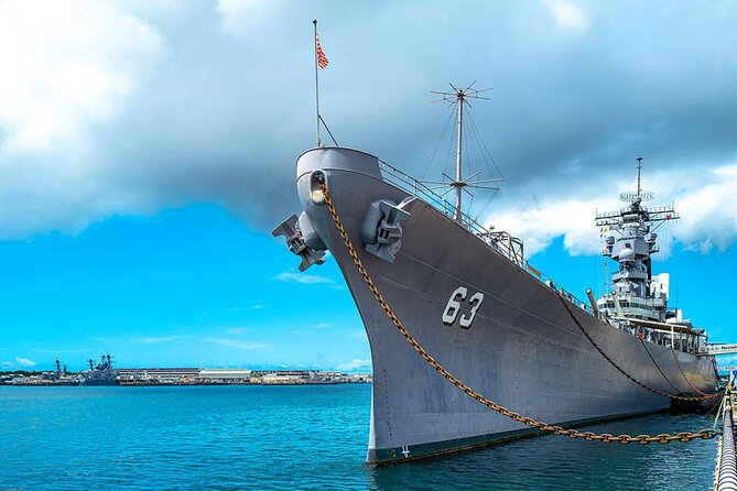 Deluxe Arizona Memorial and USS Missouri Battleship Tour - Drive-through Honolulu: Kamehameha, Iolani Palace, and Punchbowl from the van