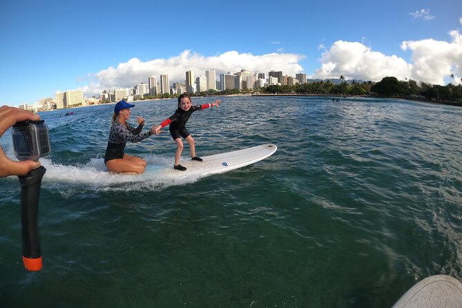 Family, Private & Group Surfing Lessons, Waikiki Courtesy Shuttle - The Lesson in the Water: Coaching, Wave Time, and Fitness Reality