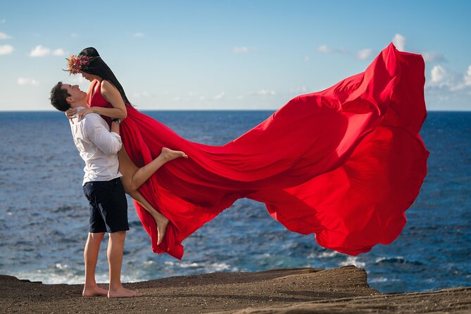 Flying Dress Photoshoot on Oahu - Choosing Your Flying Dress Color: Personal, Not Generic