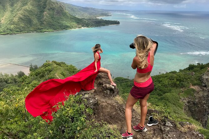 Flying Dress Photoshoot on Oahu - The Walk to Volcanic Rock: Scenic Variety Without Long Trekking