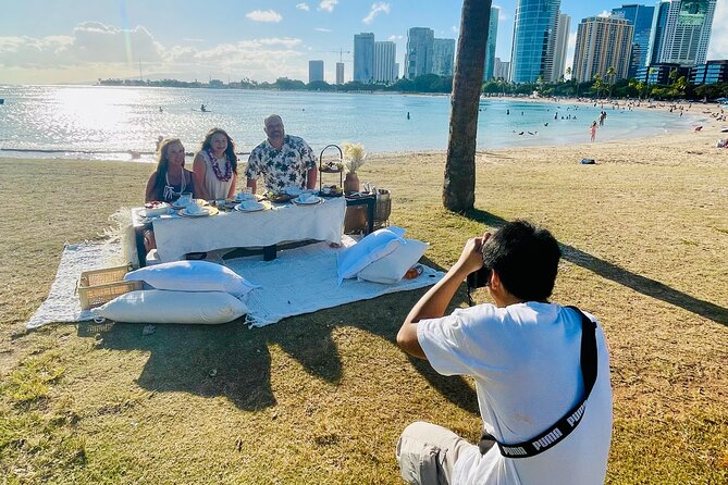 Hawaii Beach Picnic Date - Value on This Beach Date: Convenience vs. Photography Expectations