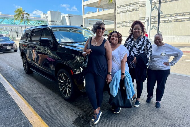 Honolulu Private Transfer: Airport, Port, Hotel (1-12 Passengers) - The van ride: short, air-conditioned, and built for luggage