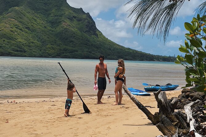 Kahana Bay River to Ocean: Kayak and Stand Up Paddle Board Rental - Launching on the Kahana River: the calm water advantage
