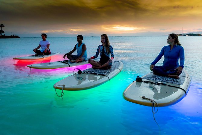 Night SUP Yoga in Honolulu, Hawaii - The Illuminated Water and City Lights: What You’ll Actually See