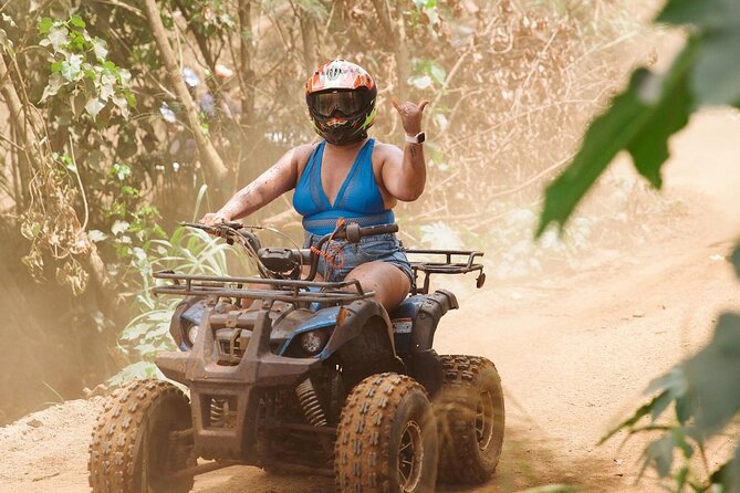 Oahu Beachfront ATV Adventure and Farm Tour - What to wear on a dusty, muddy ATV track