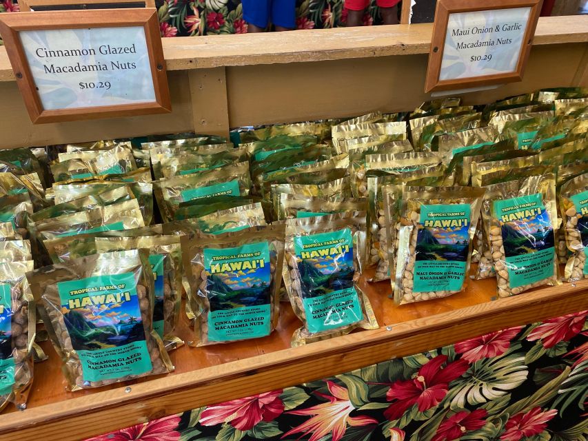 Oahu: Diamond Head Crater Hike and North Shore Experience - Tropical Farms Macadamia Nuts: Tastings, Samples, and Purchases