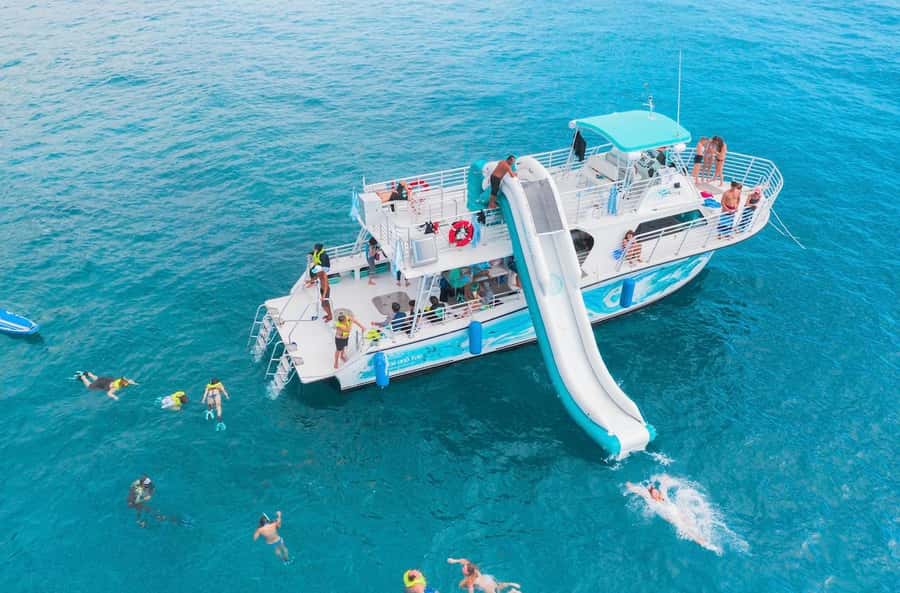 Oahu: Dolphin Watching & Turtle Snorkeling with Waterslide - Dolphin watching and turtle snorkeling with a waterslide: the vibe