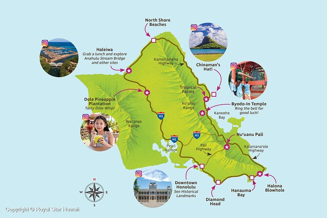 Oahu Grand Circle Island and Haleiwa Tour: 9-Hr Deluxe Experience - Halona Blowhole and Nu’uanu Pali: The Instant Wow Pair