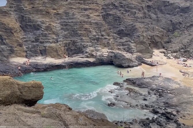 Oahu Guided Circle Island Tour, Swim w/ Turtles, Dole, Blowhole - Kualoa Ranch pass-by and the North Shore lead-in
