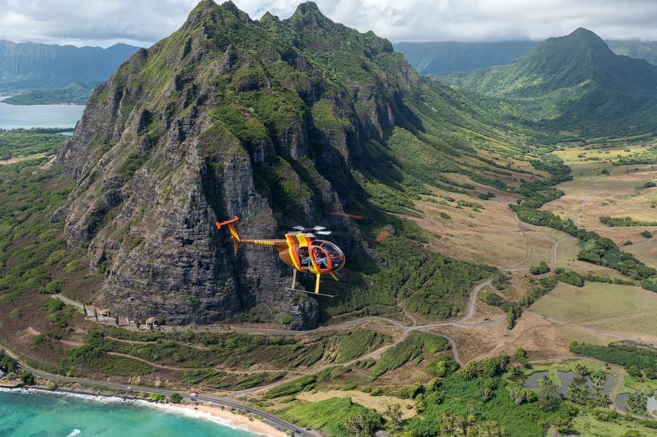 Oahu: Magnum P.I. Doors-Off Helicopter Tour - Sacred Falls and the North Shore: seeing Oahu’s “other side”