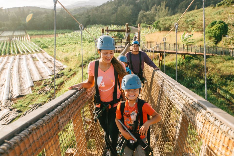 Oahu: North Shore Zip Line Adventure with ATV and Farm Tour - Guides who keep safety tight and the mood playful