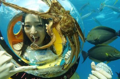 Oahu: Submarine Scooter Adventure - Switching Between Scooter and Snorkel (Plus Snacks)