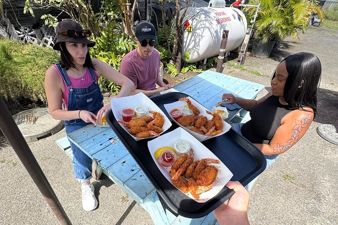 Oahu's Top Hawaiian Food & Scenic Tour - First Stop Energy: Diamond Head Beach Park and Breakfast Malasadas