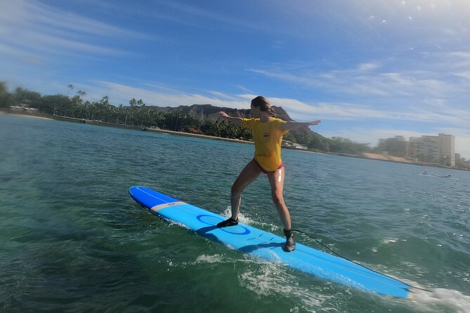 Open Group Surfing Lesson in Waikiki, Hawaii - Wave Etiquette That Keeps Everyone Safer