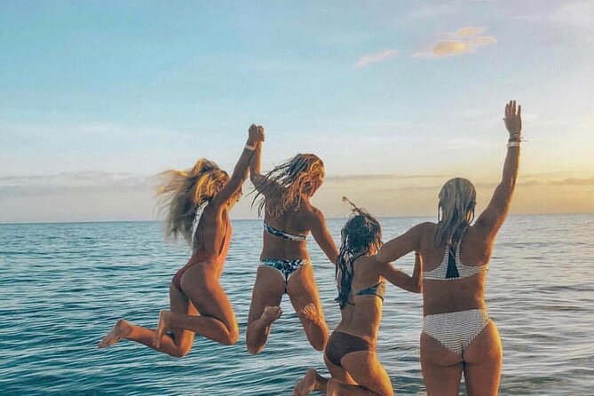 Paradise Waikiki Sunset Cruise + LIVE DJ + SWIMMING - On board: live DJ energy, dancing, and the bar setup