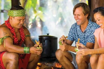 Polynesian Cultural Center: Gateway Buffet Package - Gateway Buffet dinner: live music, 360° mural, and real food variety