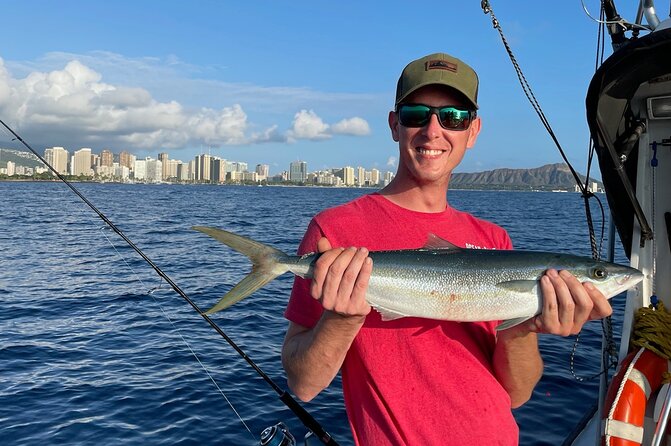 Private Fishing Charter for Family and Friends in Honolulu - The actual fishing: bottom reef, short lines, and fast learning